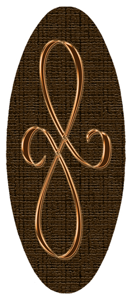 Copper Scroll Bronze Background